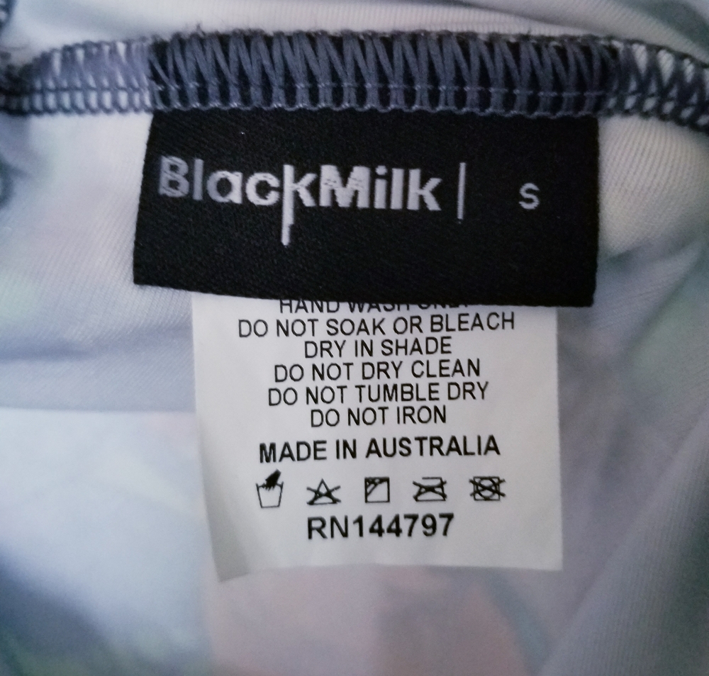 Blackmilk Into the Woods Velvet Cropped Leggings - Picture 7 of 12